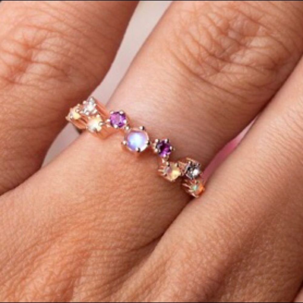 Multi-Gemstone Ring from Moon Magic